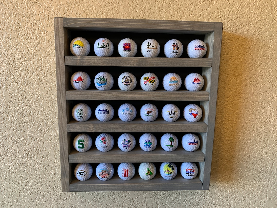 Golf Ball Display Etsy
