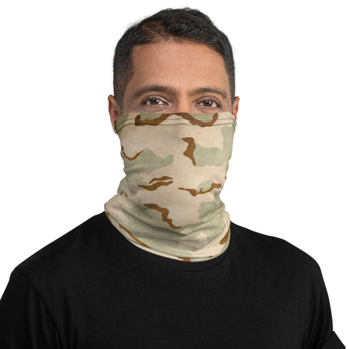 3 Tone Desert Camo Neck Gaiter Etsy