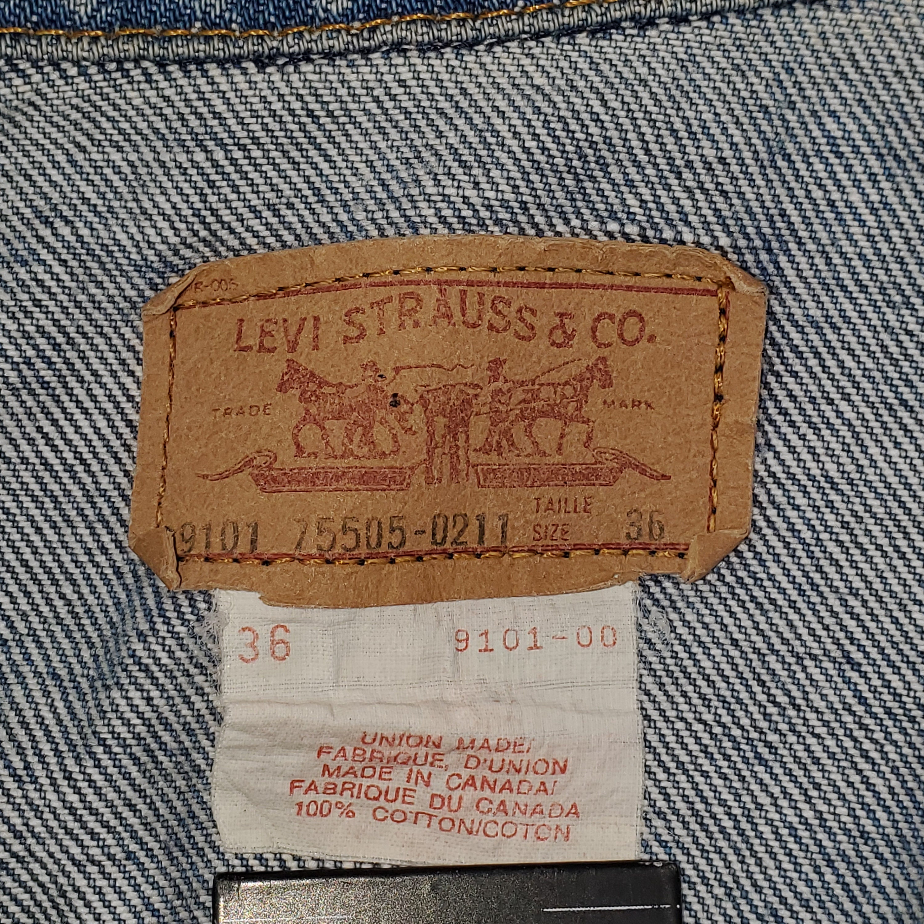 Vintage Levis Denim Jacket Size 36 Measurements in Photos Etsy
