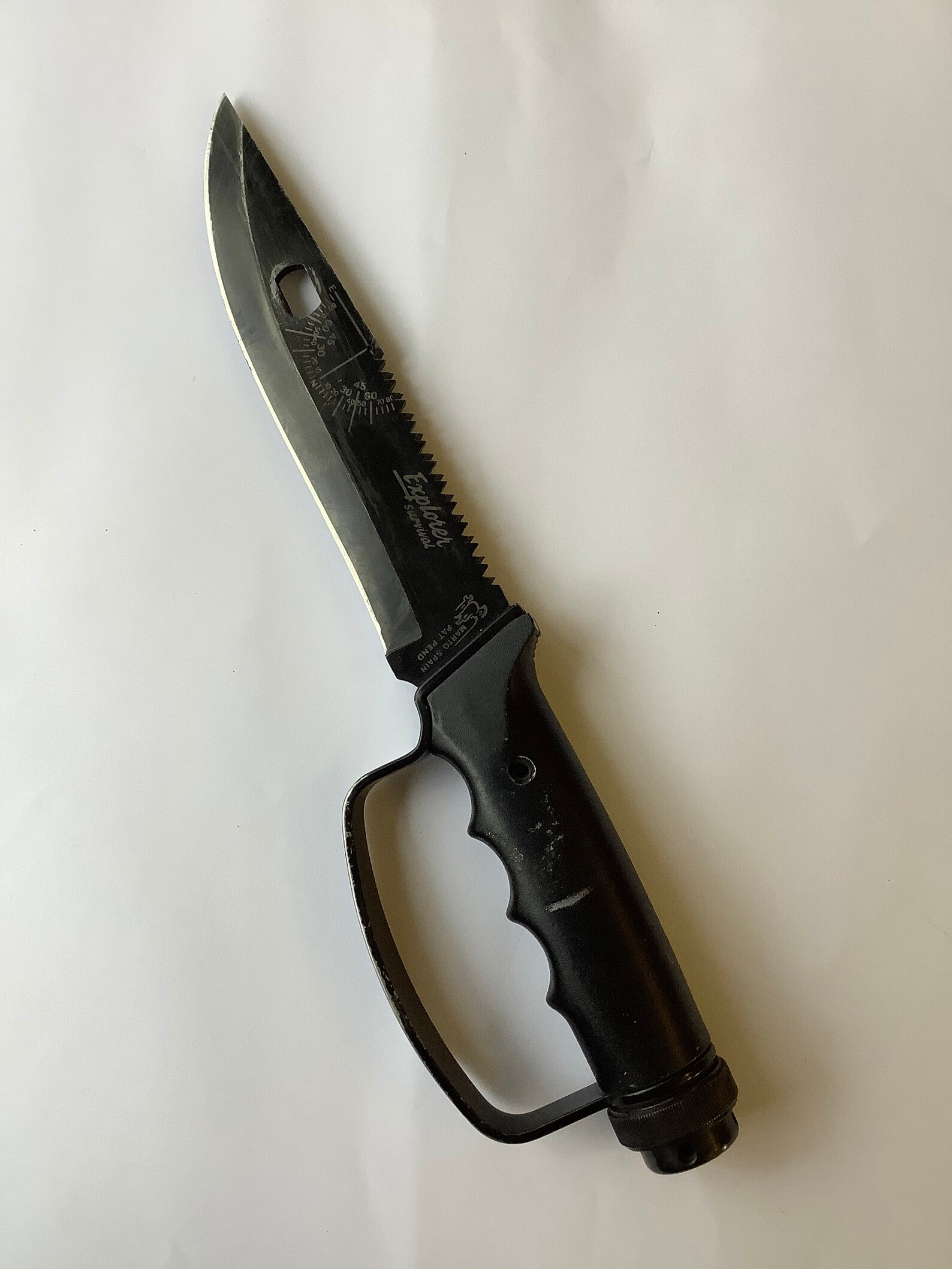 Marto brewer explorer commando 12 survival knife matte black Etsy