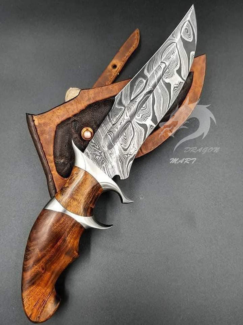 13 Custom Hunting Knife Skinning Knife Twisted pattern Etsy