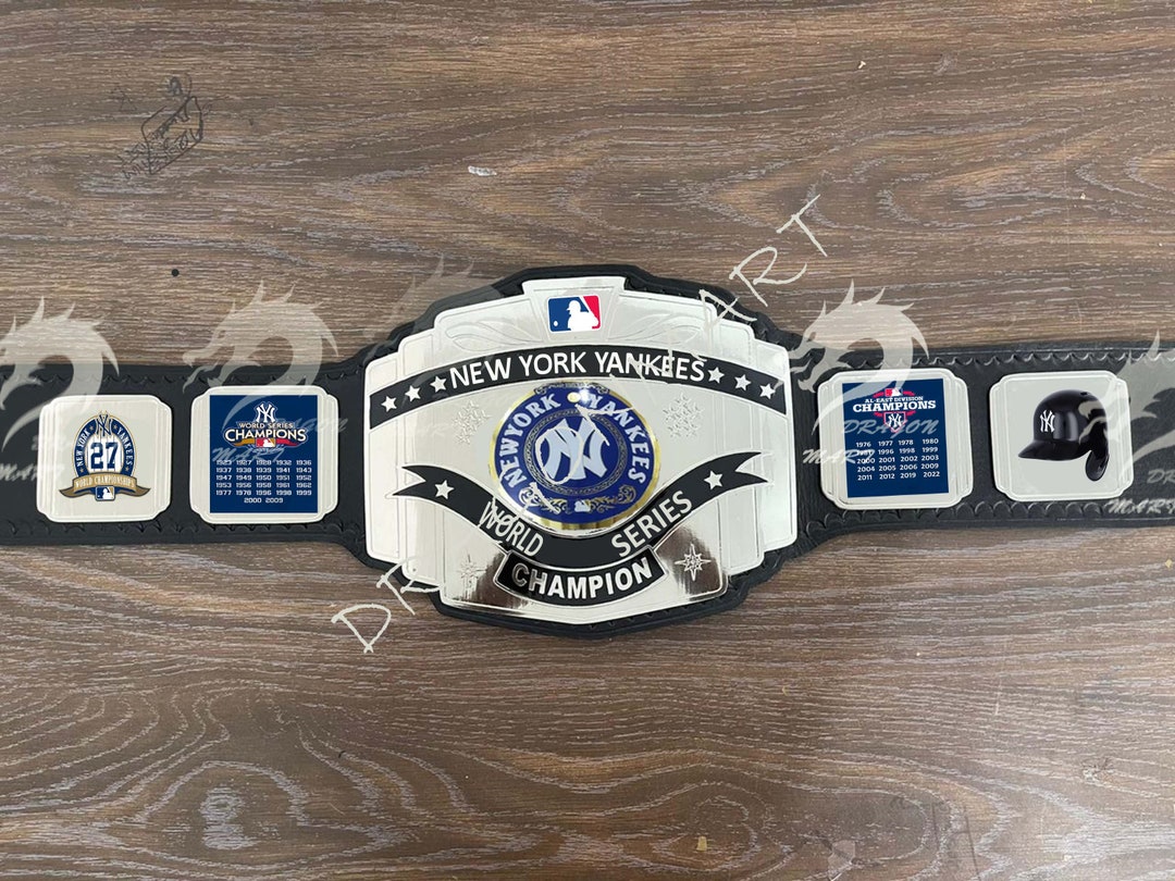 New York Yankees Championship Belt Ny Yankees Replica American Etsy