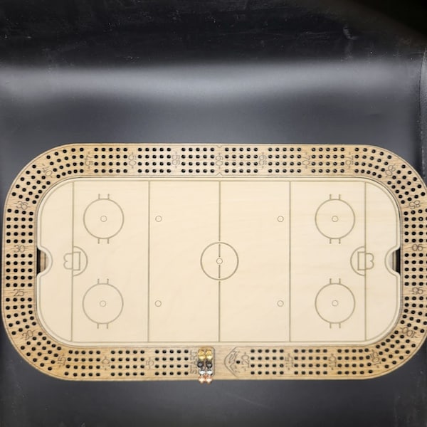 Hockey Rink Game Board Etsy