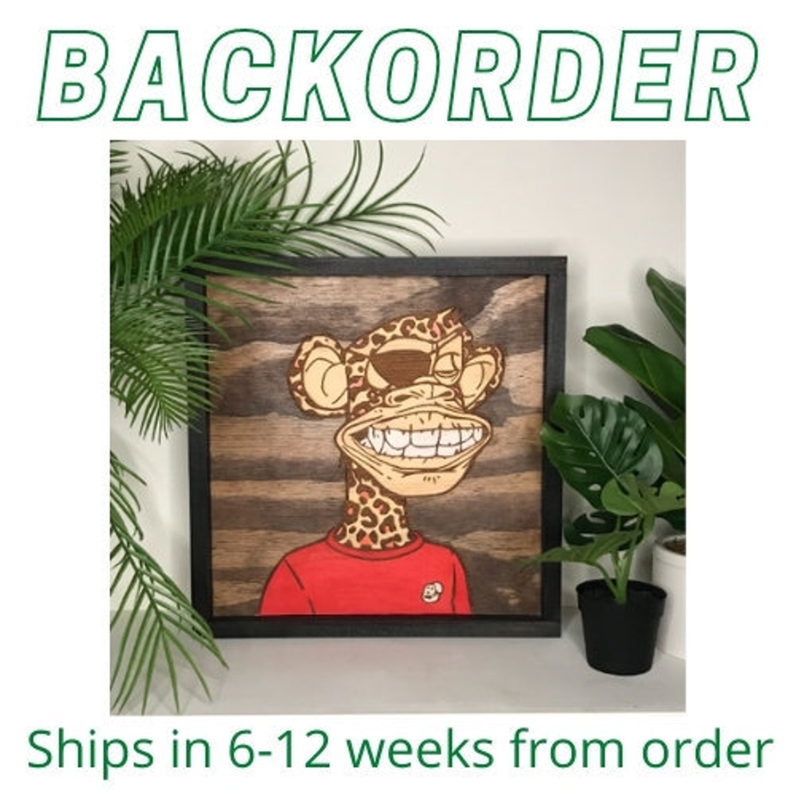 BACKORDER Custom Board Ape Executive Membership Custom Etsy