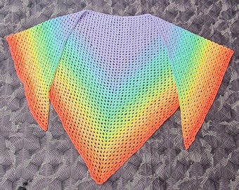 Triangular cloth "Rainbow"