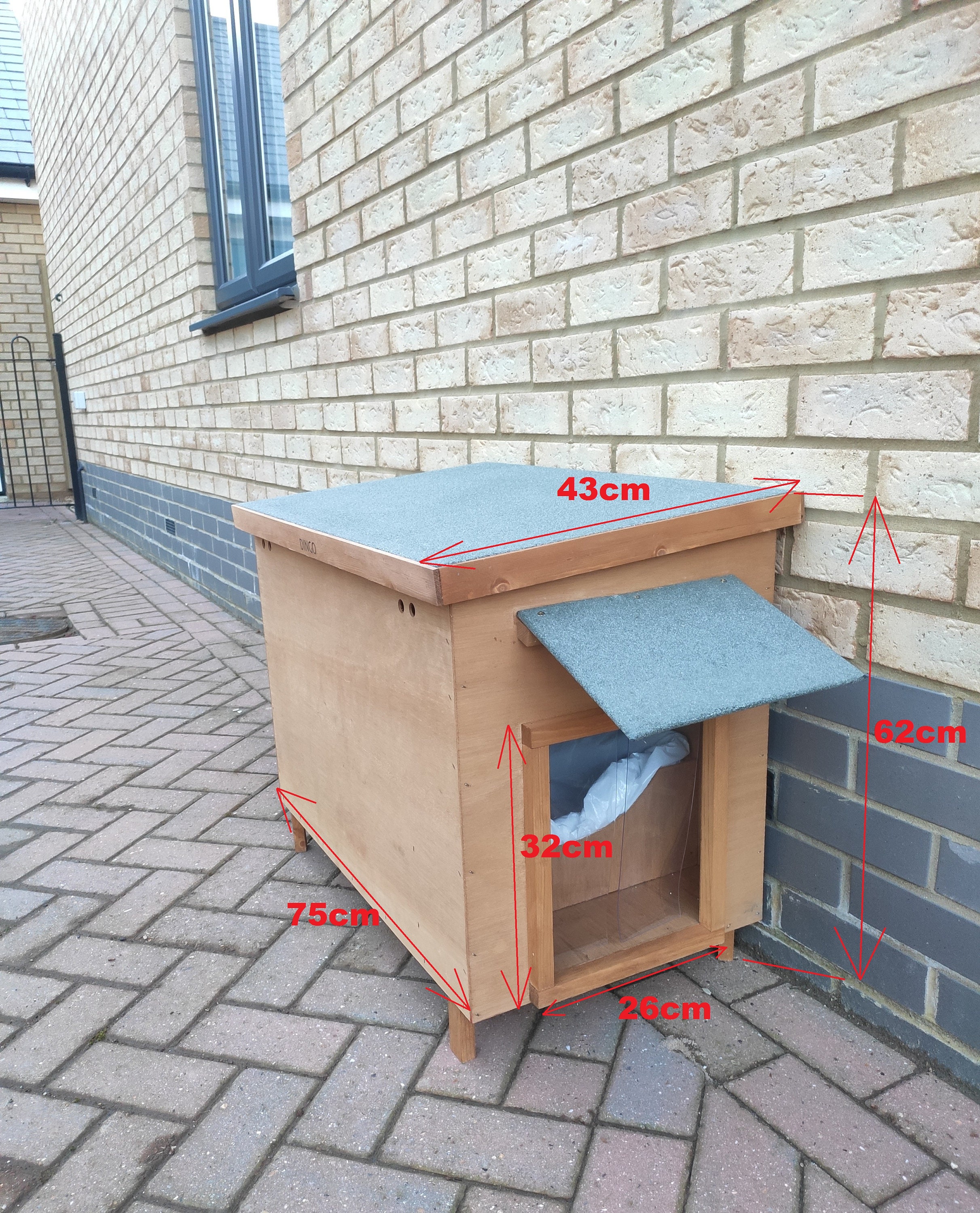 LARGE Pet Cat Litter House Special Design For Outdoor Use With Etsy