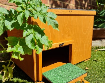Tortoise House Cage With Hinged Entrance
