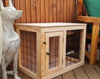 Trixie Pet Products 39506 Wooden Pet Crate/End Table Kennel 49 x 51 x Brown S 