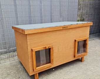 Feral Stray Outdoors Cat House Kennel Shelter Cat Den <<Double room>>