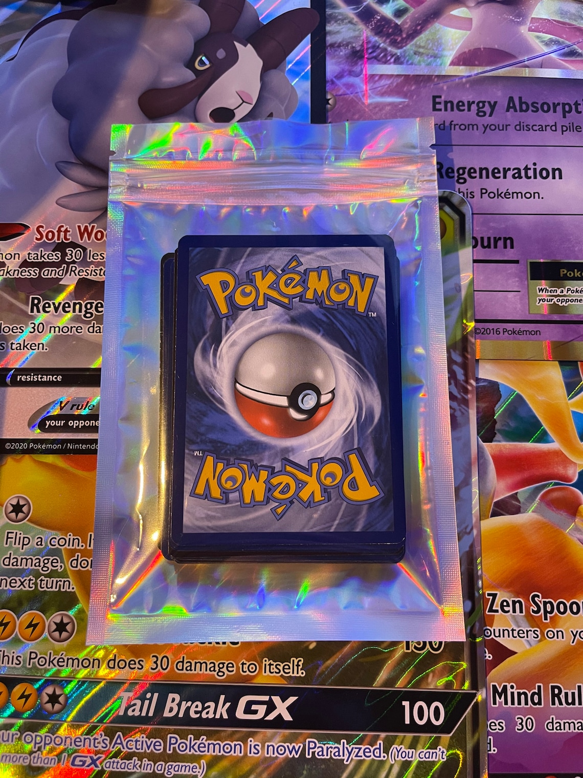 50 Pokémon Cards With 1 Ultra Rare/fa/rainbow/secret Rare Etsy