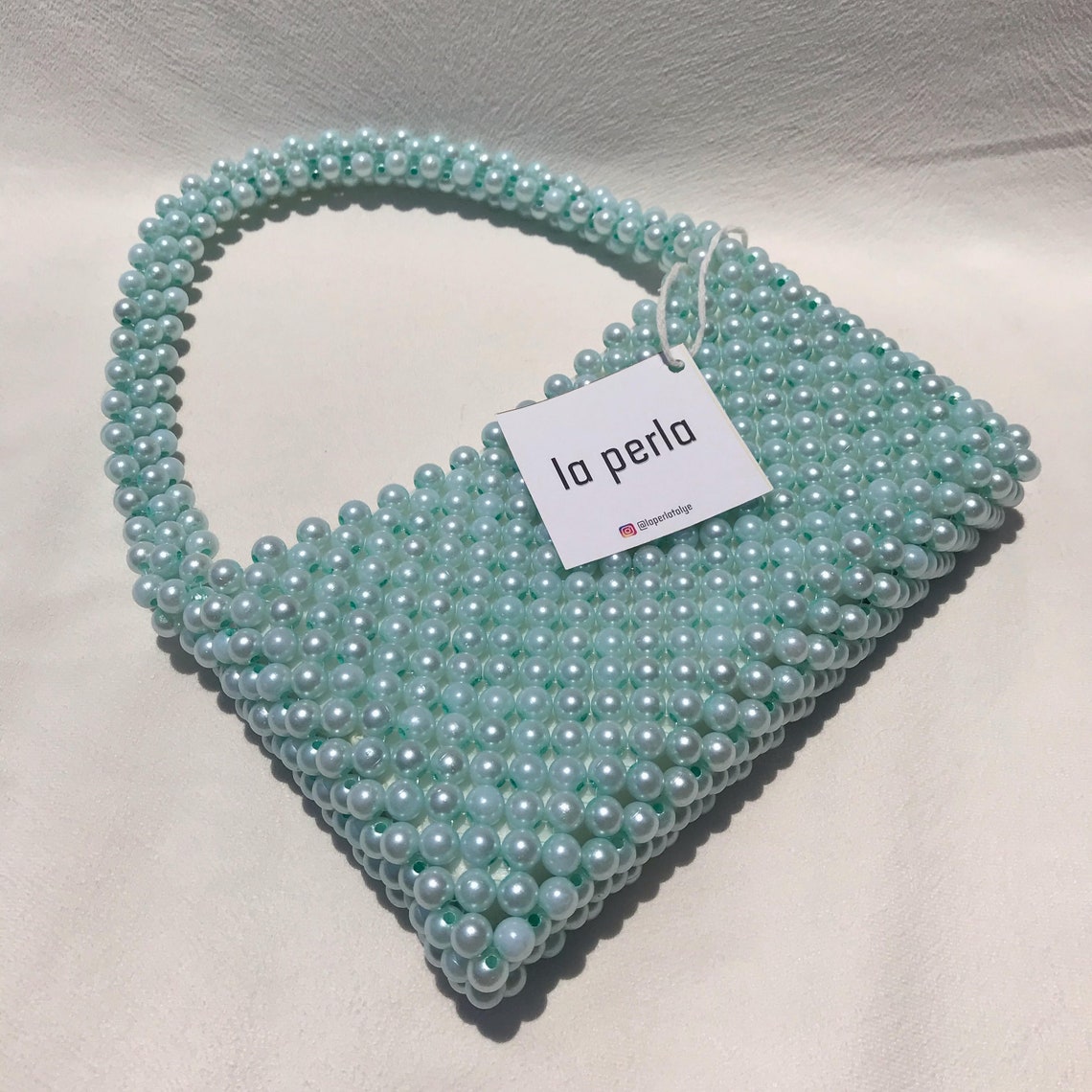 Bead Bag Beaded Bag Beads Shoulder Bag Gift for Her Etsy