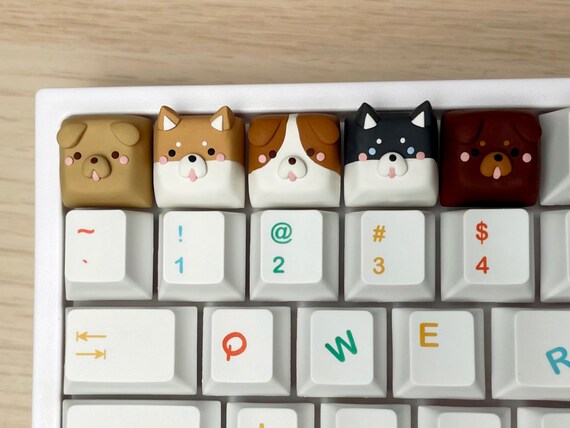 Dog Handmade Artisan Keycap Kawaii Keycaps Cute Keycaps - Etsy 日本