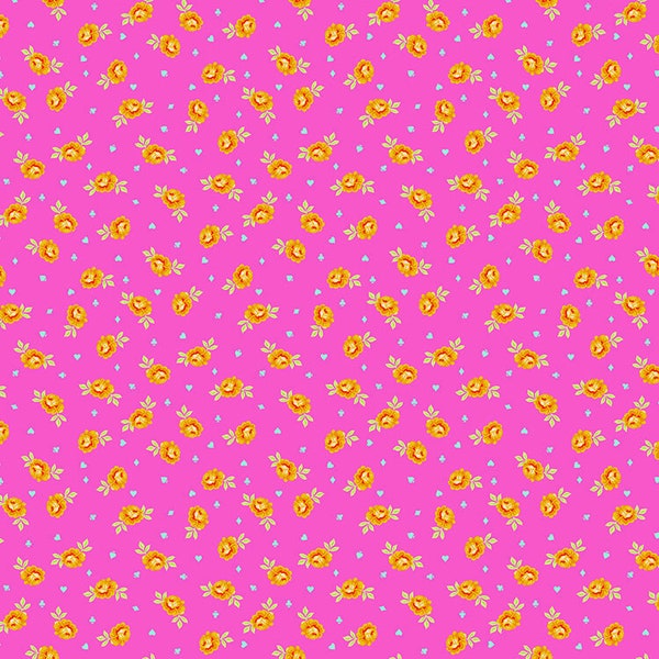 Tula Pink, Curiouser and Curiouser-Baby Buds, WONDER Quality Quilting Fabrics Sold in 1/2 yard increments