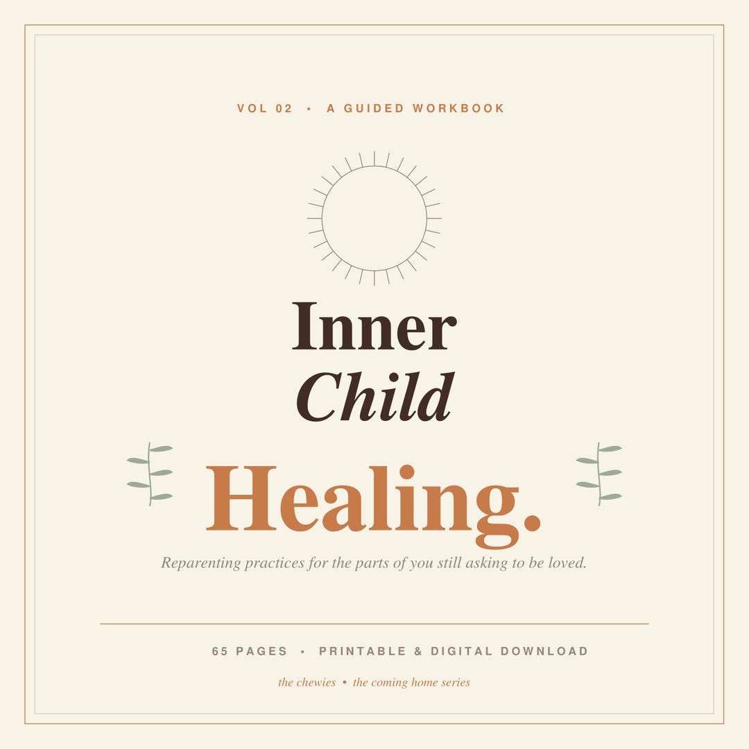 Inner Child Healing Workbook | Anxious Attachment & Reparenting PDF ...