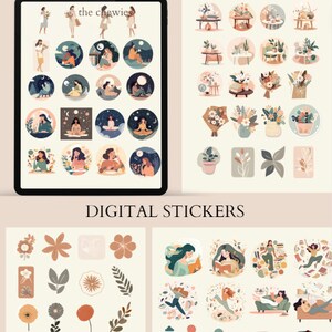 Everyday Stickers Goodnotes Stickers Planner Stickers iPad Stickers OneNote Stickers Digital Planner Stickers Precropped iPad Stickers