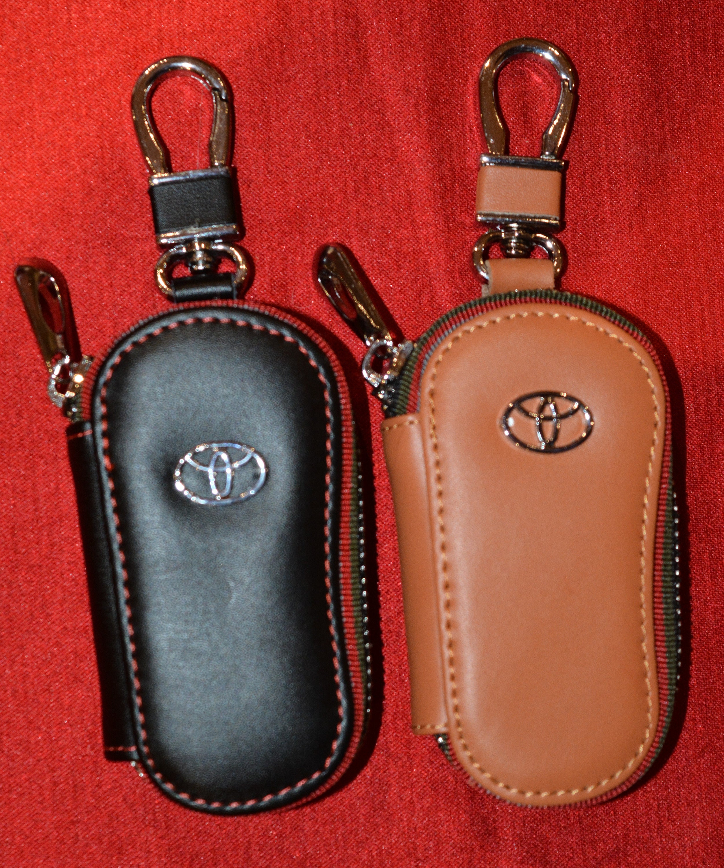 Leather car key case toyota deals