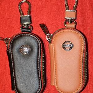 NIssan car key cover ,leather key fob wallet, leather car key pouch, Leather car  fob protector,  leather keychain, key Fob tote