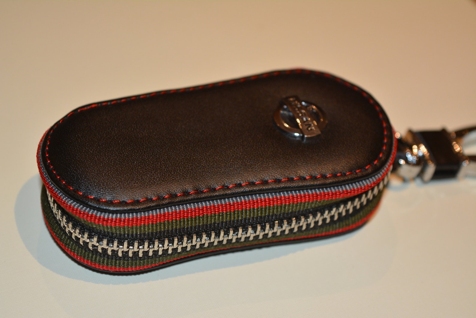 Car Key Cover,leather Key Fob Wallet, Leather Car Key Pouch, Leather