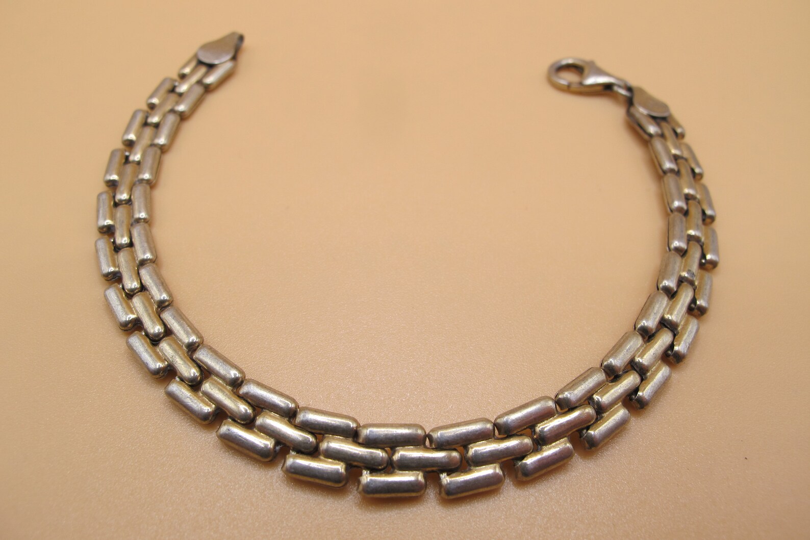 Vintage Sterling Silver Bracelet Marked 925 Italy Etsy