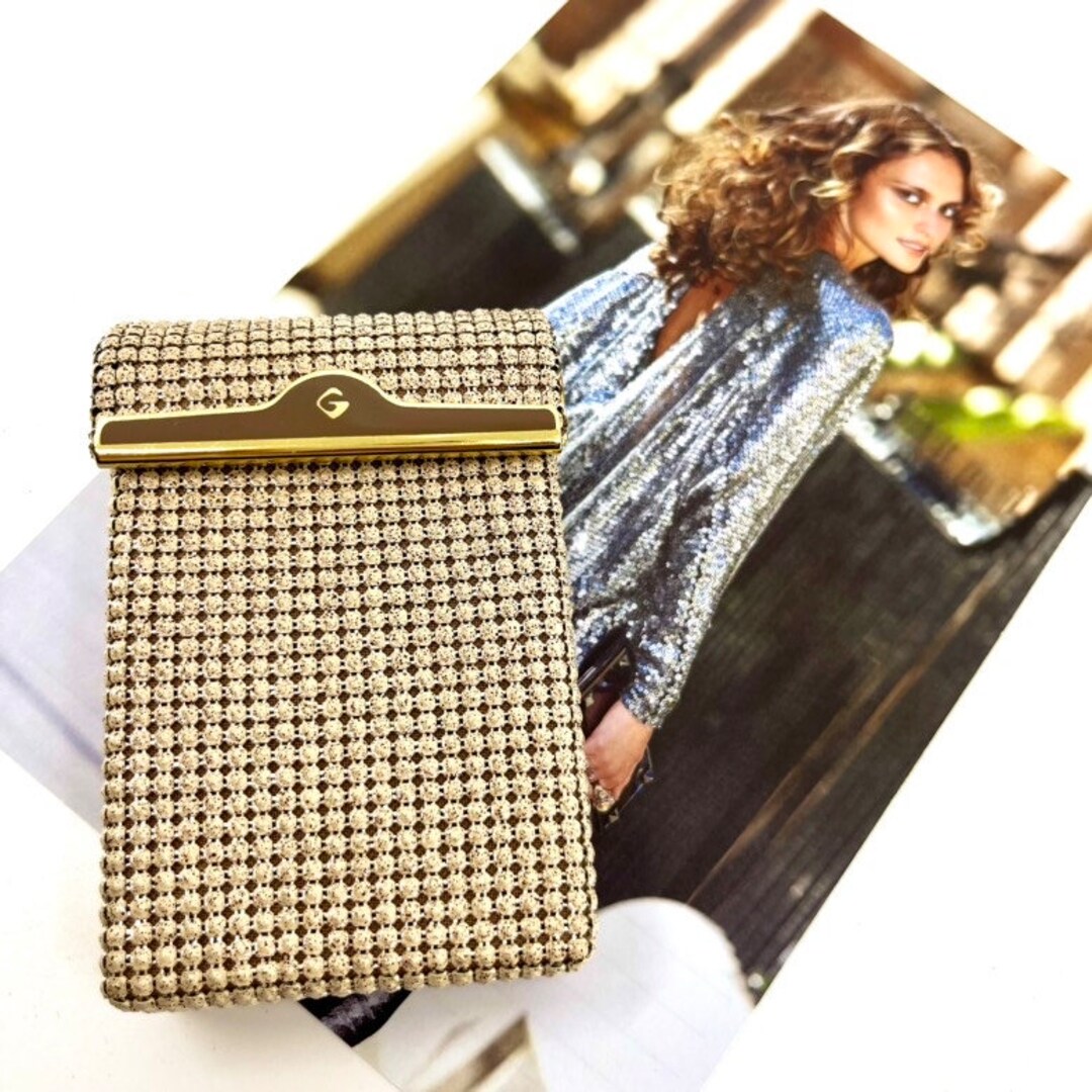 Vintage GLOMESH Cigarette Case / Box With Flip up Lid Come Etsy