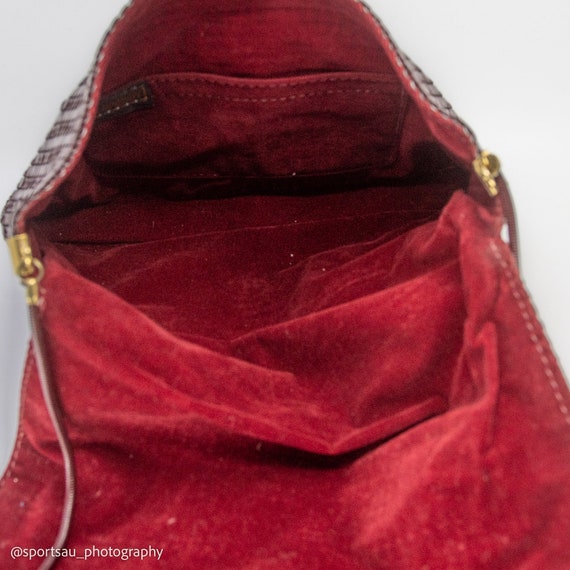 Vintage GLOMESH branded ladies crossbody bag - bu… - image 7
