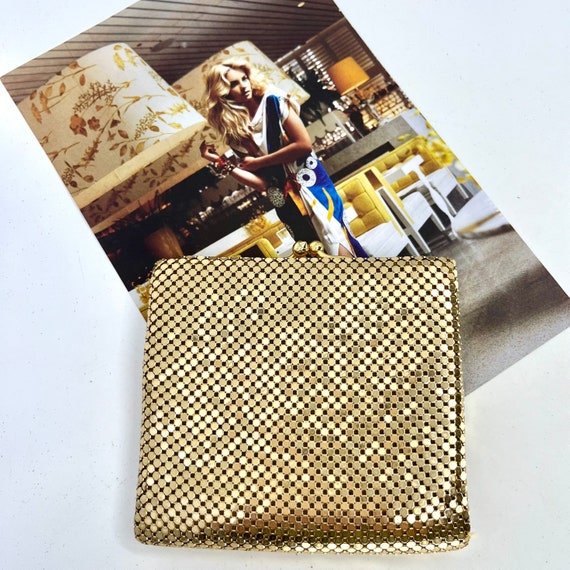 Vintage OROTON Ladies Gold Mesh Purse Coin Card and Notes Sections C1970s Looks Unused Etsy UK