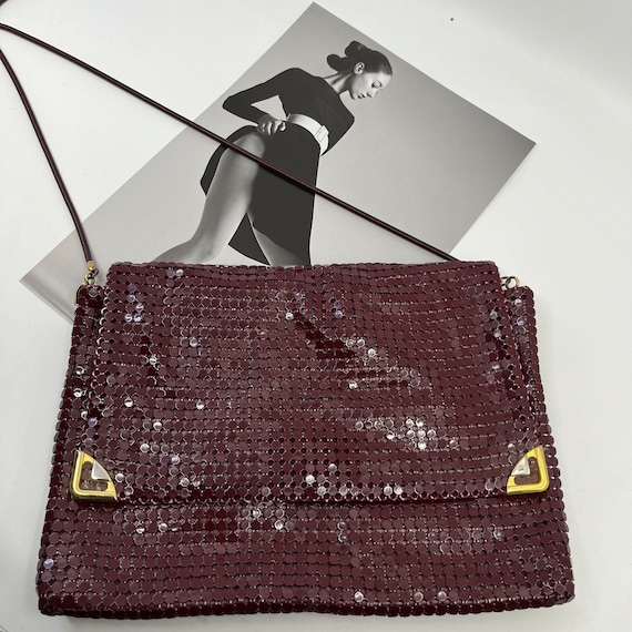 Vintage GLOMESH branded ladies crossbody bag - bu… - image 1