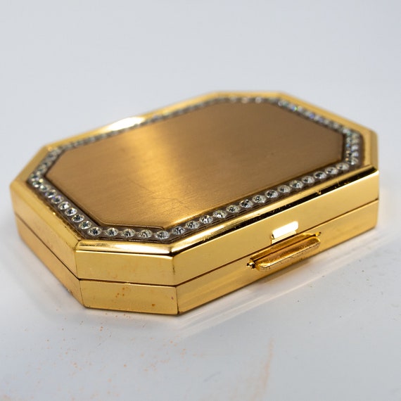 Vintage AVON signed compact mirror with powder an… - image 7