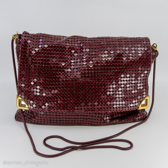 Vintage GLOMESH branded ladies crossbody bag - bu… - image 3