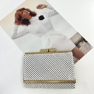 Vintage GLOMESH branded ladies purse / wallet in original box with purchase card - as new - looks unused - c1970s