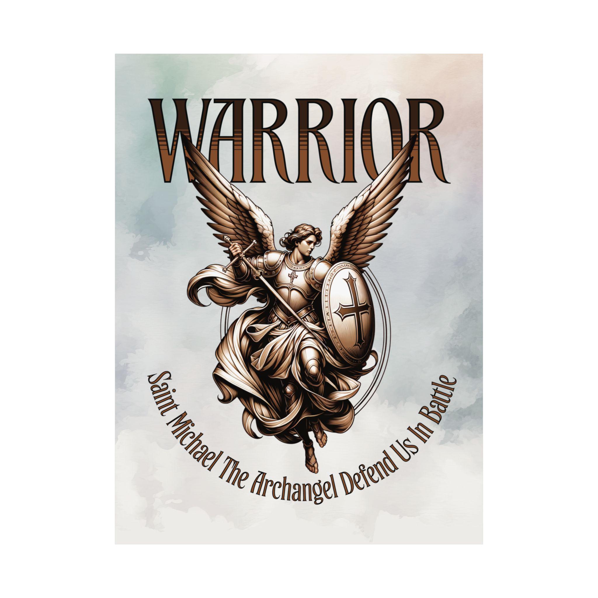Saint Michael Archangel Poster: Religious Catholic Wall Art - Etsy