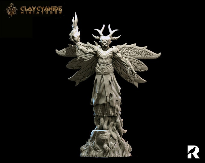 Beelzebub | 4K RESIN 3D Printed Tabletop Miniature for Role-playing Games and Collector Displays | Clay Cyanide Miniatures