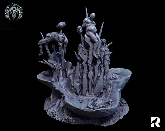 Blood Altars of Sacrifice | 4K RESIN 3D Printed Tabletop Miniature for Role-playing Games and Collector Displays | Bestiarum Miniatures