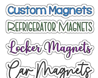 refrigerator magnet, custom name magnet, car magnet, cruise door magnet, birthday present, custom magnets for kids, magnetic locker decor