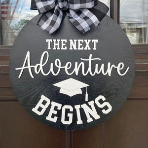 Graduation Door Hanger,  Graduation Decor, Moving up door sign, 3D Lettering, Welcome Door Hanger, Welcome Sign, Housewarming Gift