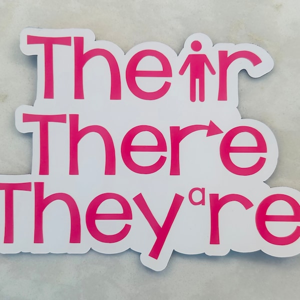 there their and they're magnet, classroom magnets, Magnet for the classroom, magnets for kids, magnetic teacher decor