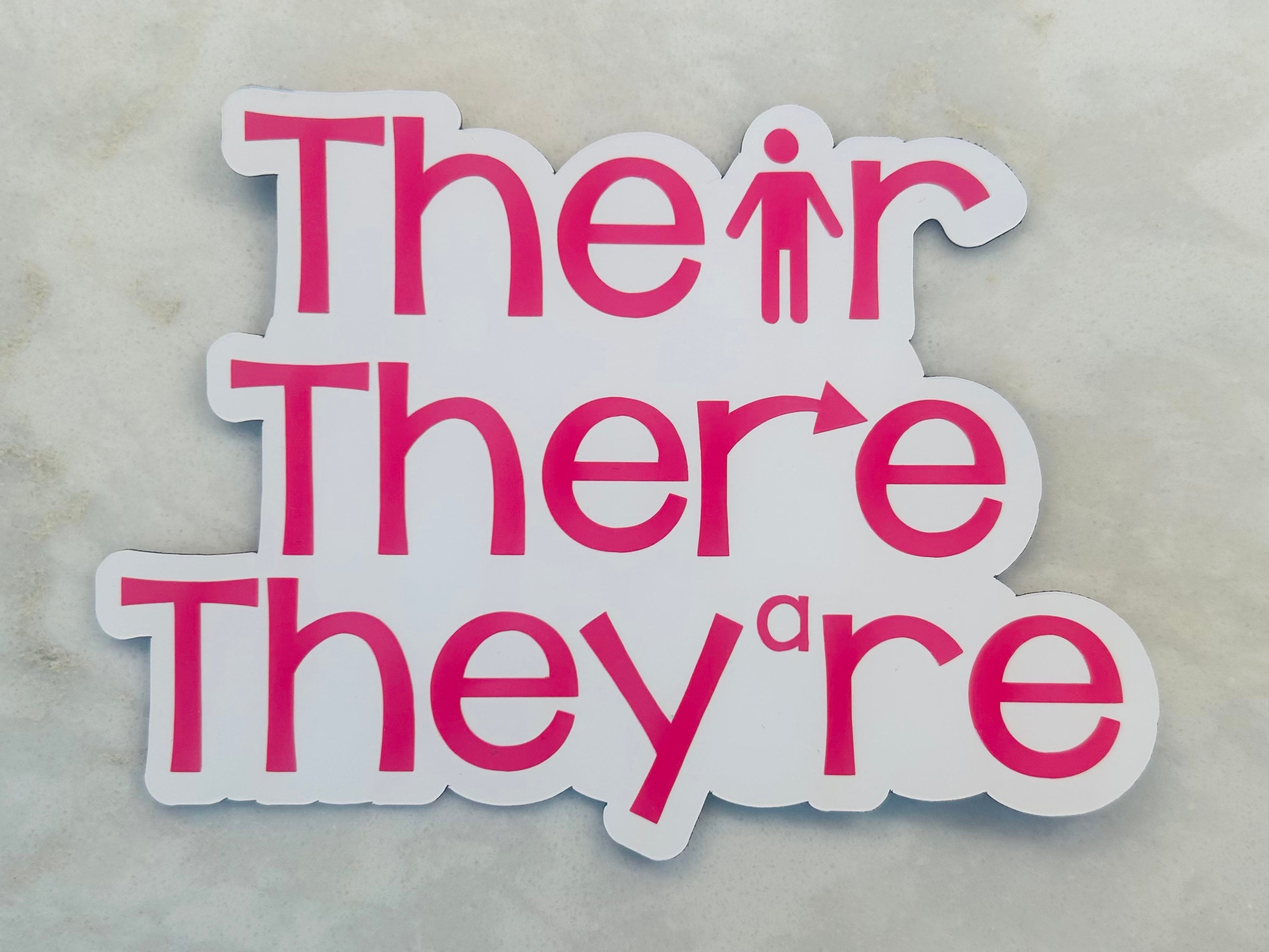 there their and they're magnet, classroom magnets, Magnet for the classroom, magnets for kids, magnetic teacher decor