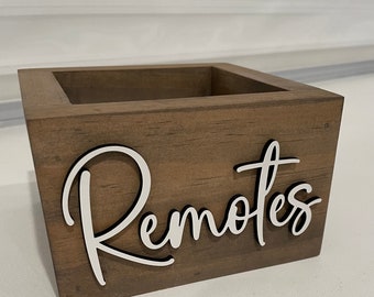 Remote Control Holder, Remote Holder, Mother's Day, Father's Day, remote caddy, storage box, living room decor, clicker storage,Housewarming