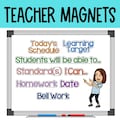 Teacher Magnets,  Magnets for Classroom, Blackboard Magnets, Chalkboard Magnets, Magnetic Whiteboard, Classroom Decor, Back to School product logo