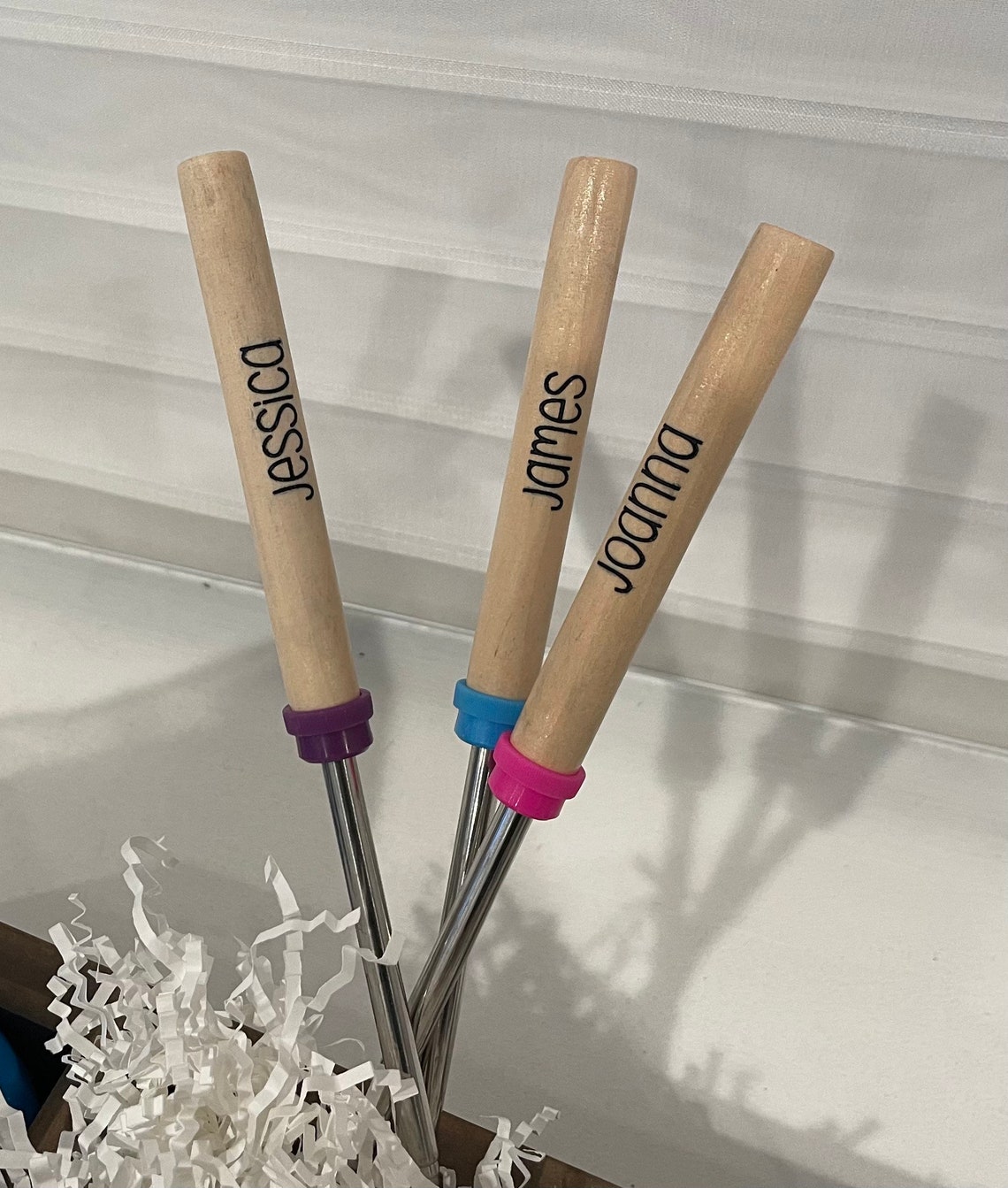 Custom Engraved S’mores Roasting Sticks, Campfire and Firepit ...