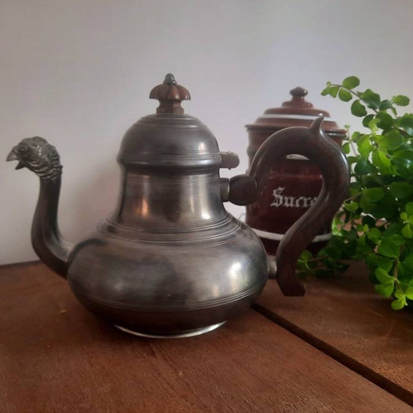 Pewter Teapot Etsy