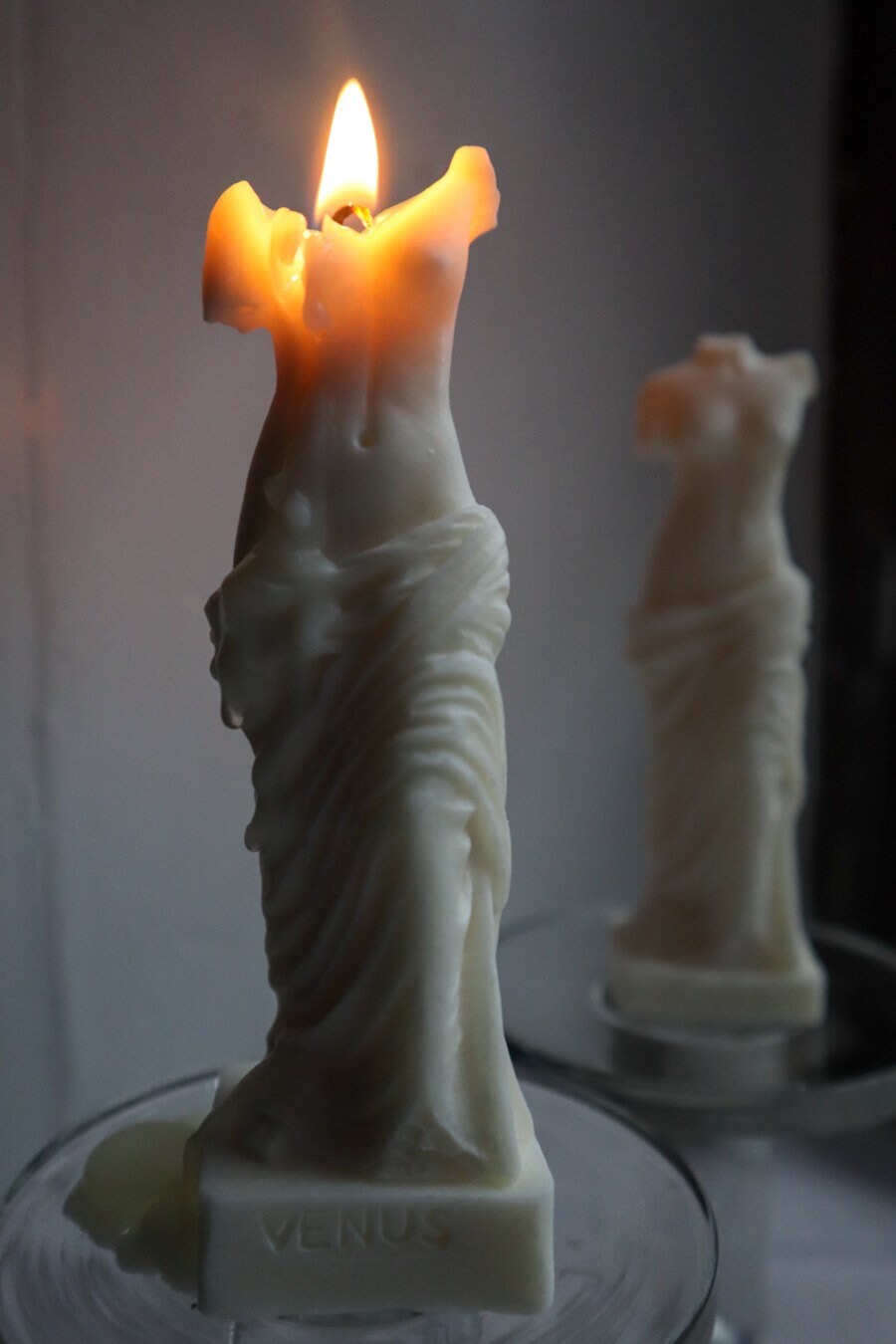 Venus Candle Body Candles Home Decor Women Body Candles Body Etsy