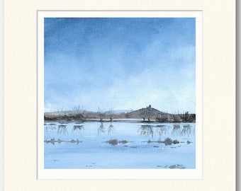 8 Inch Burrow Mump Limited Edition Giclee Print