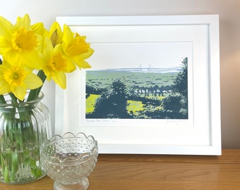 View to the Severn, South Gloucestershire, Limited Edition Giclee Print