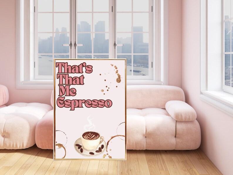 Espresso Song, Short N Sweet Printable Wall Art, Instant Download ...