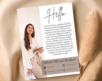 Realtor Prospecting Flyer, Real Estate Marketing Template, Realtor Resources, Custom Realtor Flyer, New Agent Flyer Template, Custom Realtor