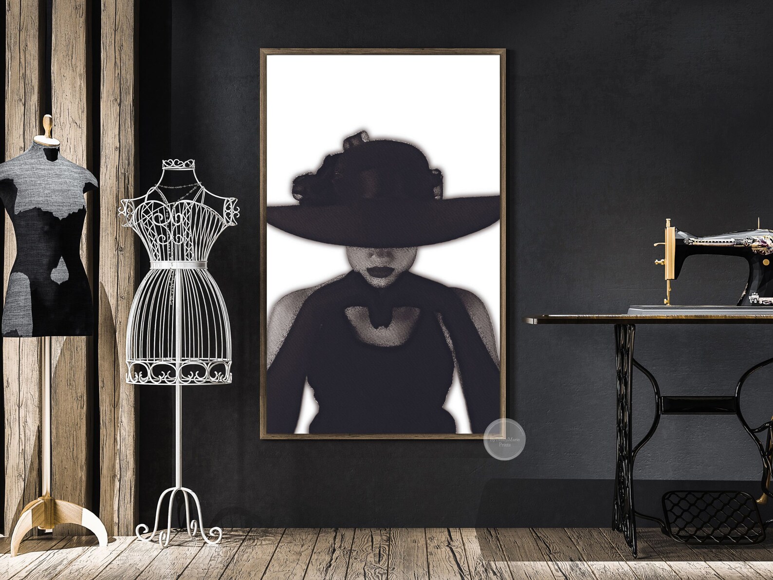 Fashion Girl Printable Stylish Wall Art Fashion Wall Art Luxury Fashion ...