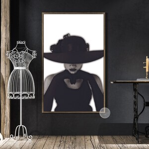 Fashion Girl Printable Stylish Wall Art Fashion Wall Art Luxury Fashion ...