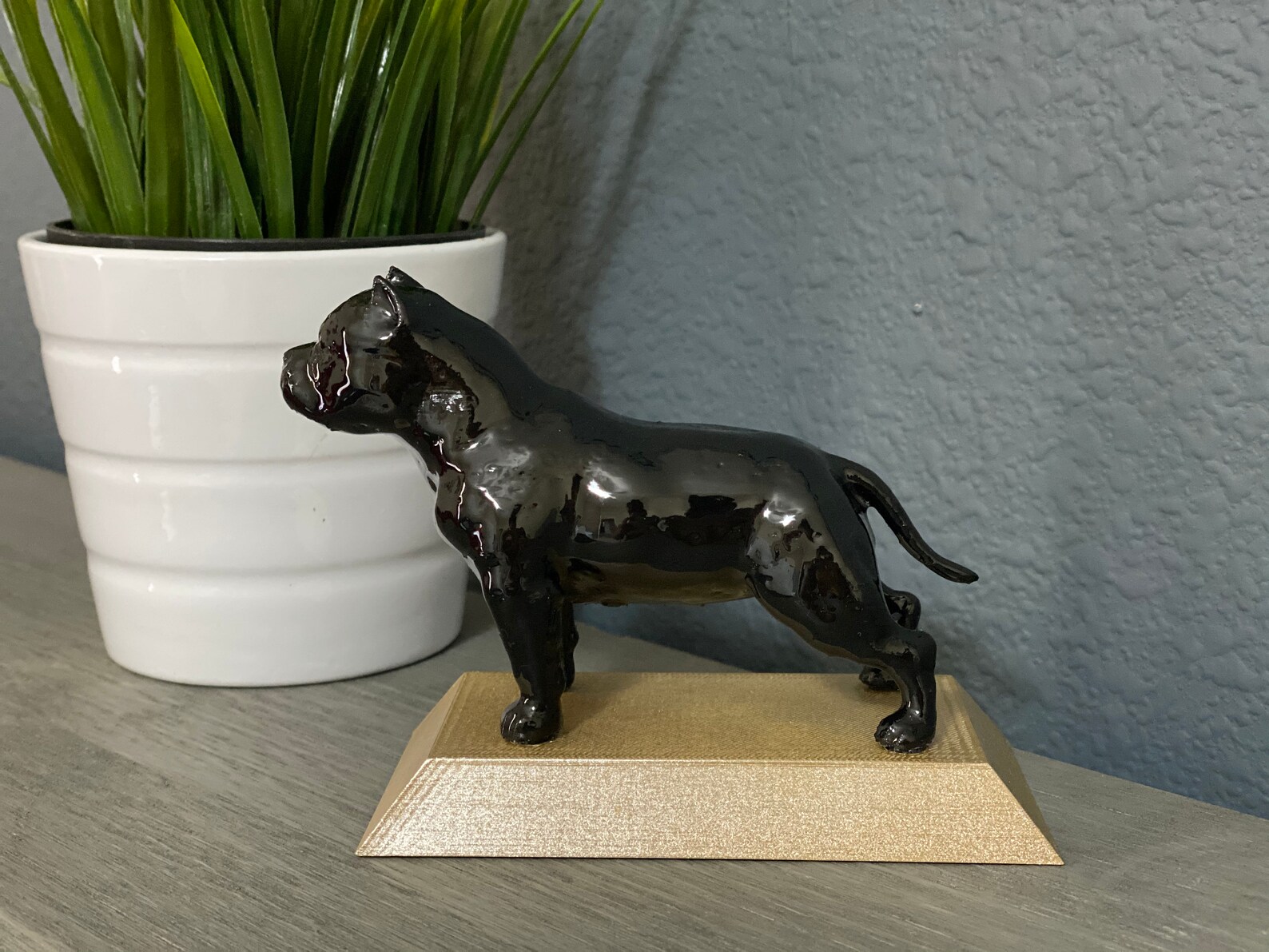 Black Dog Statue Dog Memorial Gift Dog Loss Great Dane Etsy