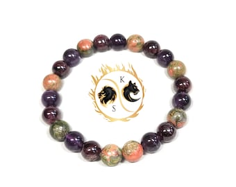 依存症からの解放、感情的な摂食ブレスレット、薬物乱用、AAA ビーズブレスレット